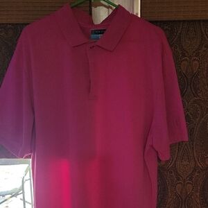 Pga Brand Bright Pink Polo Shirt